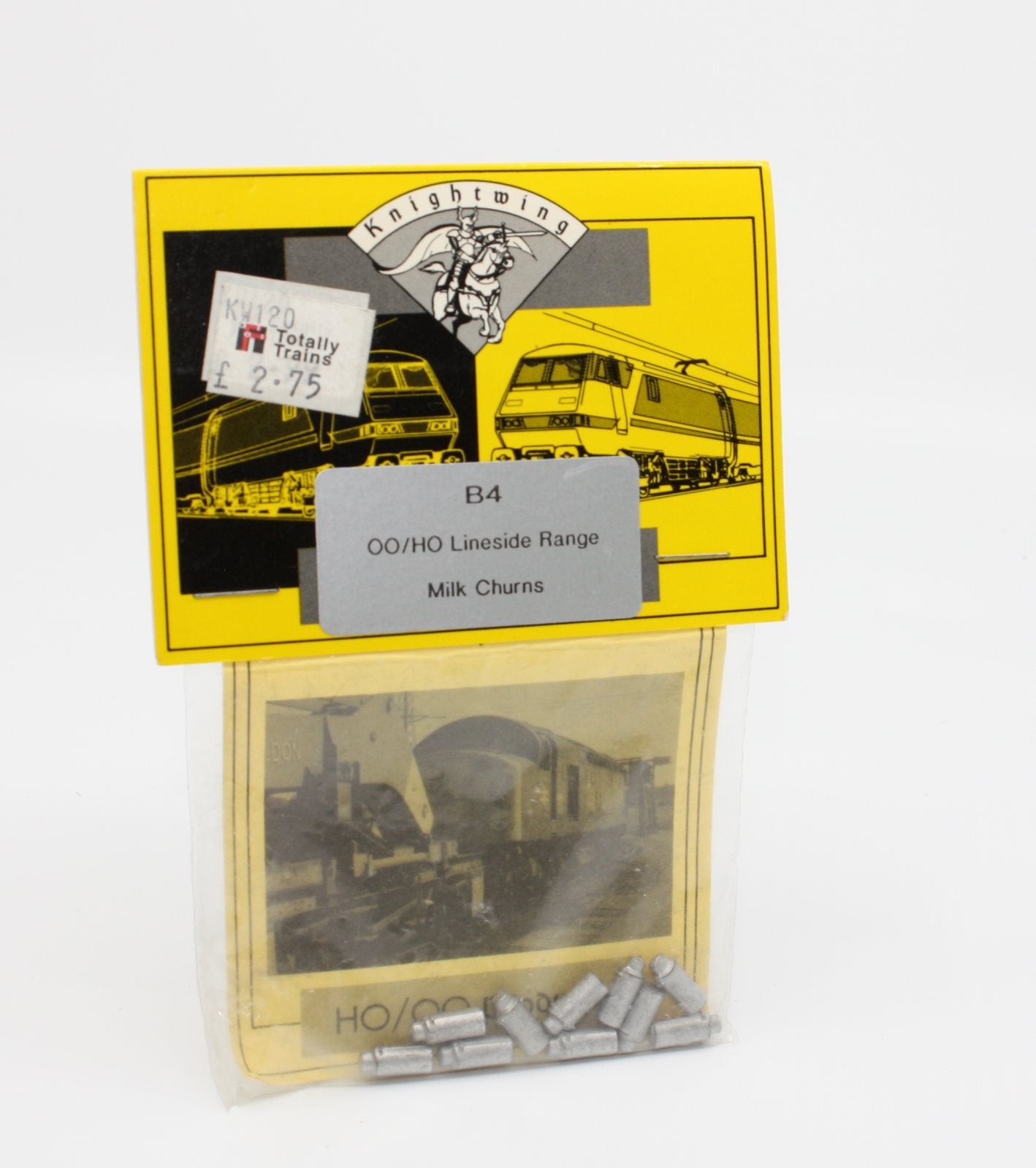 Knightwing International B4 OO/HO Scale Lineside Range Milk Churns (Pack of 10)