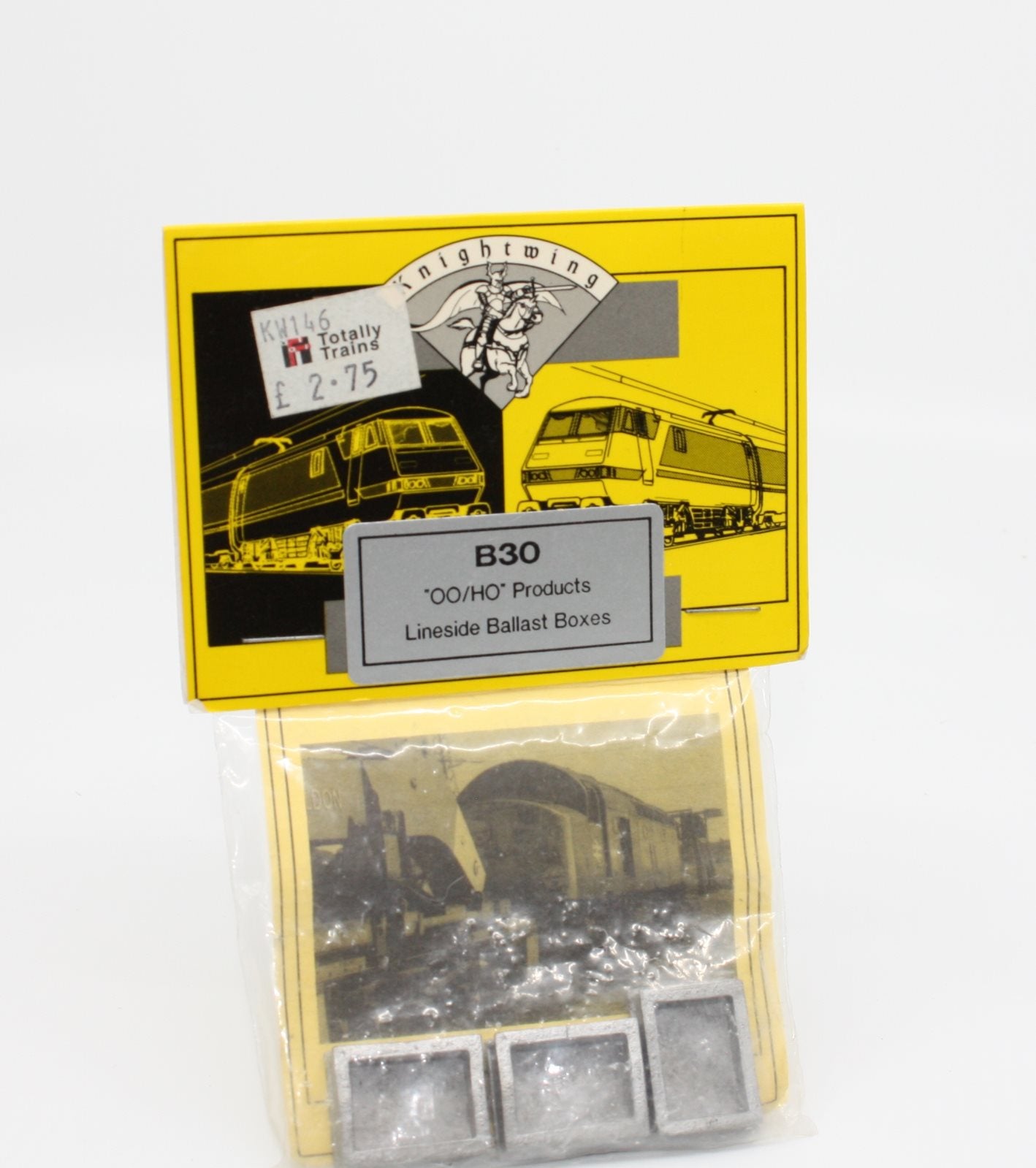 Knightwing International B30 OO/HO Scale Lineside Ballast Boxes] (Envelope of 3)