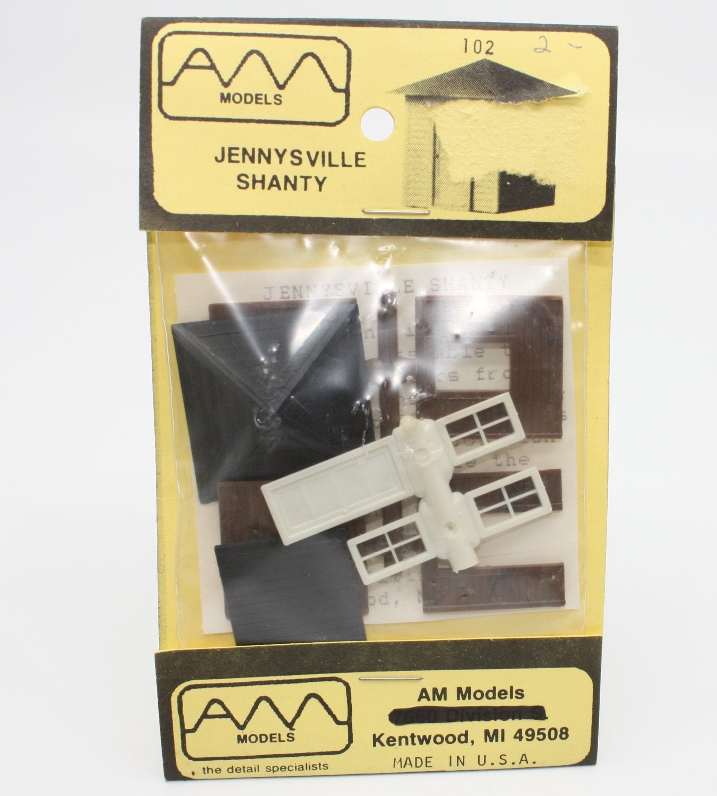 AM Models 102 HO Scale Jennysville Shanty Building Kit