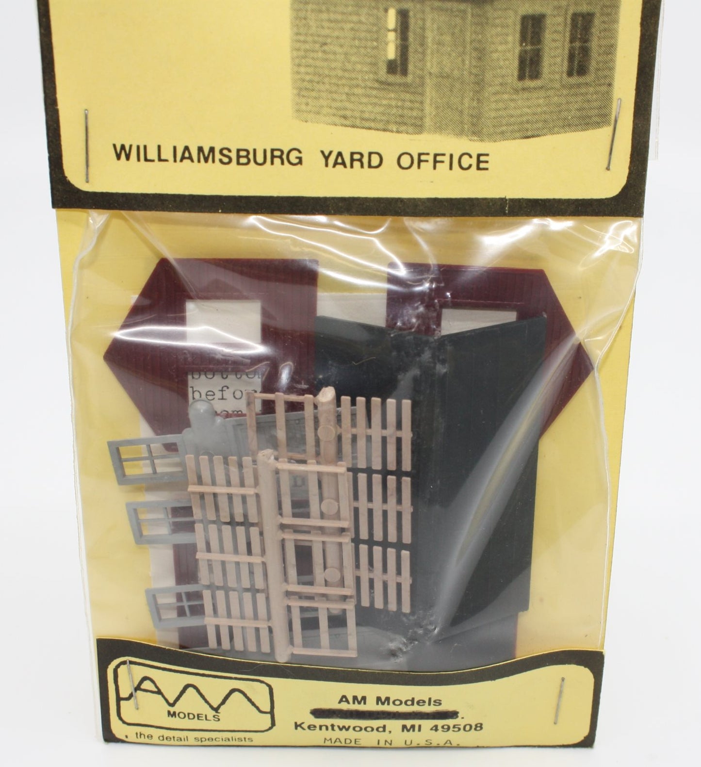 AM Models 103 HO Williamsburg Yard Office Building Kit