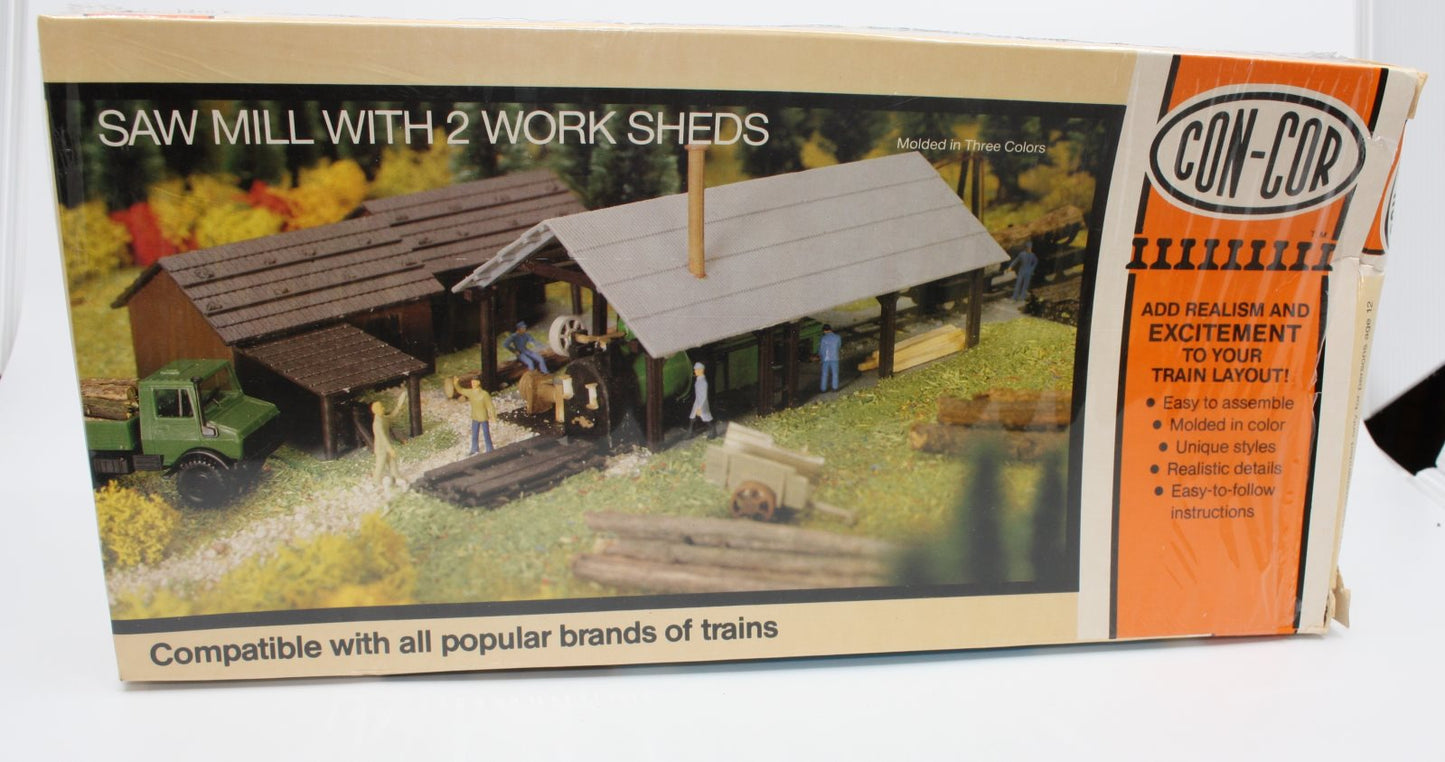 Con-Cor 1705 Sawmill with 2 Work Sheds Kit