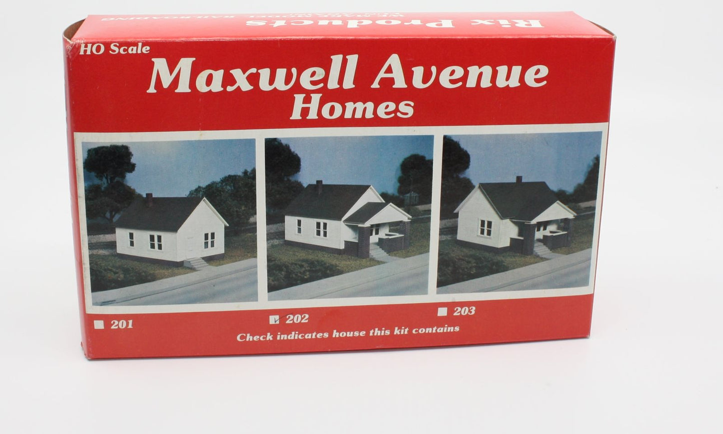 Rix Products 628-0202 HO Maxwell Avenue Home With Front Porch Kit