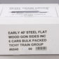 Tichy 6040 HO Undecorated w/Optional Wood Gondola Sides ACL Style Flatcar (6)