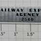 Lionel 2540-5AD Railway Express Agency Adhesive Plate
