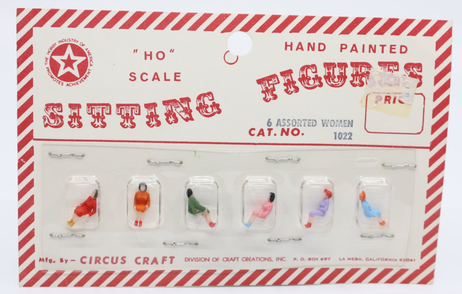 Circus Craft 1022 HO Sitting Figures Women (Set of 6)