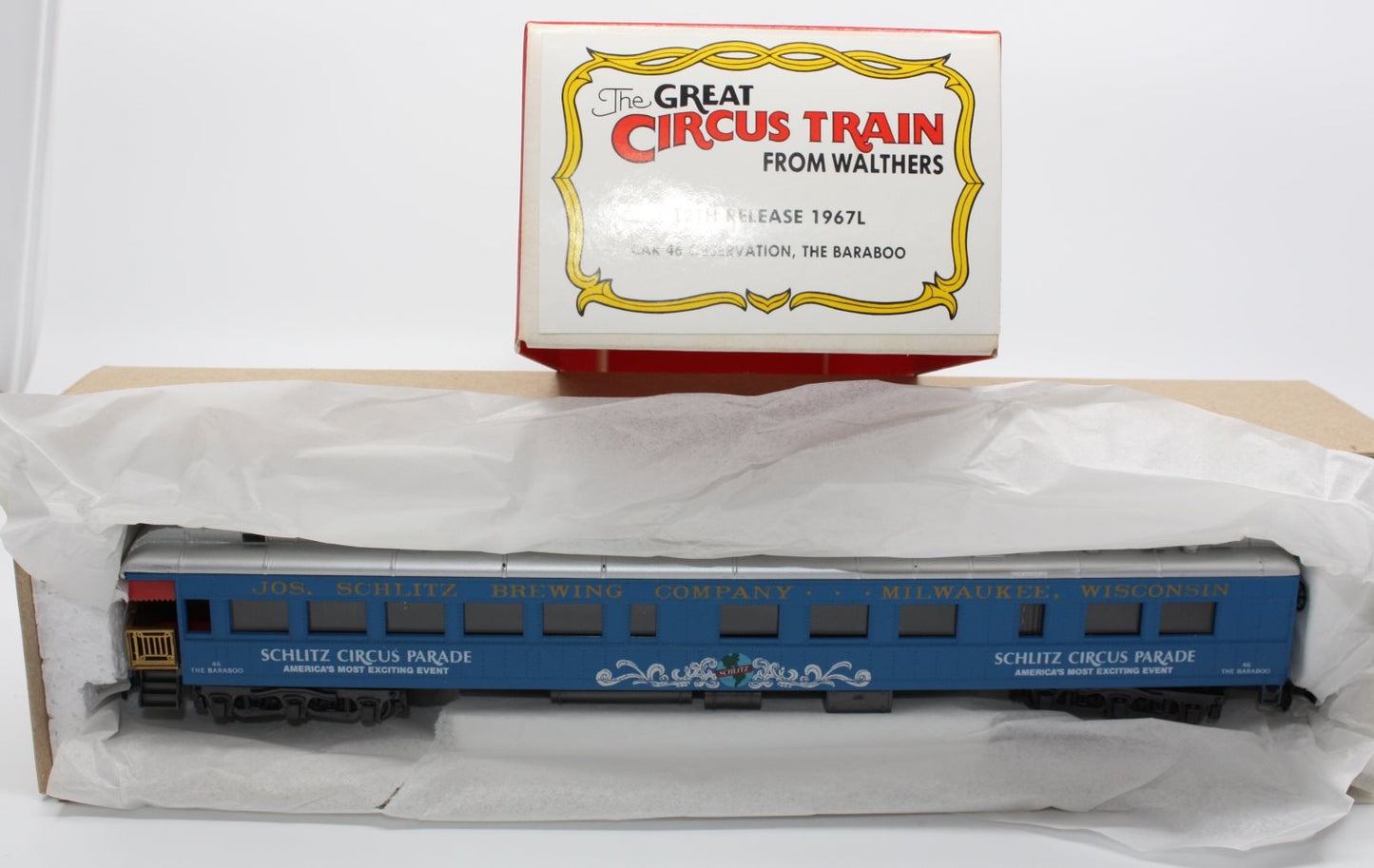 Walthers 1967L The Great Circus Train The Baraboo Observation Car # 46