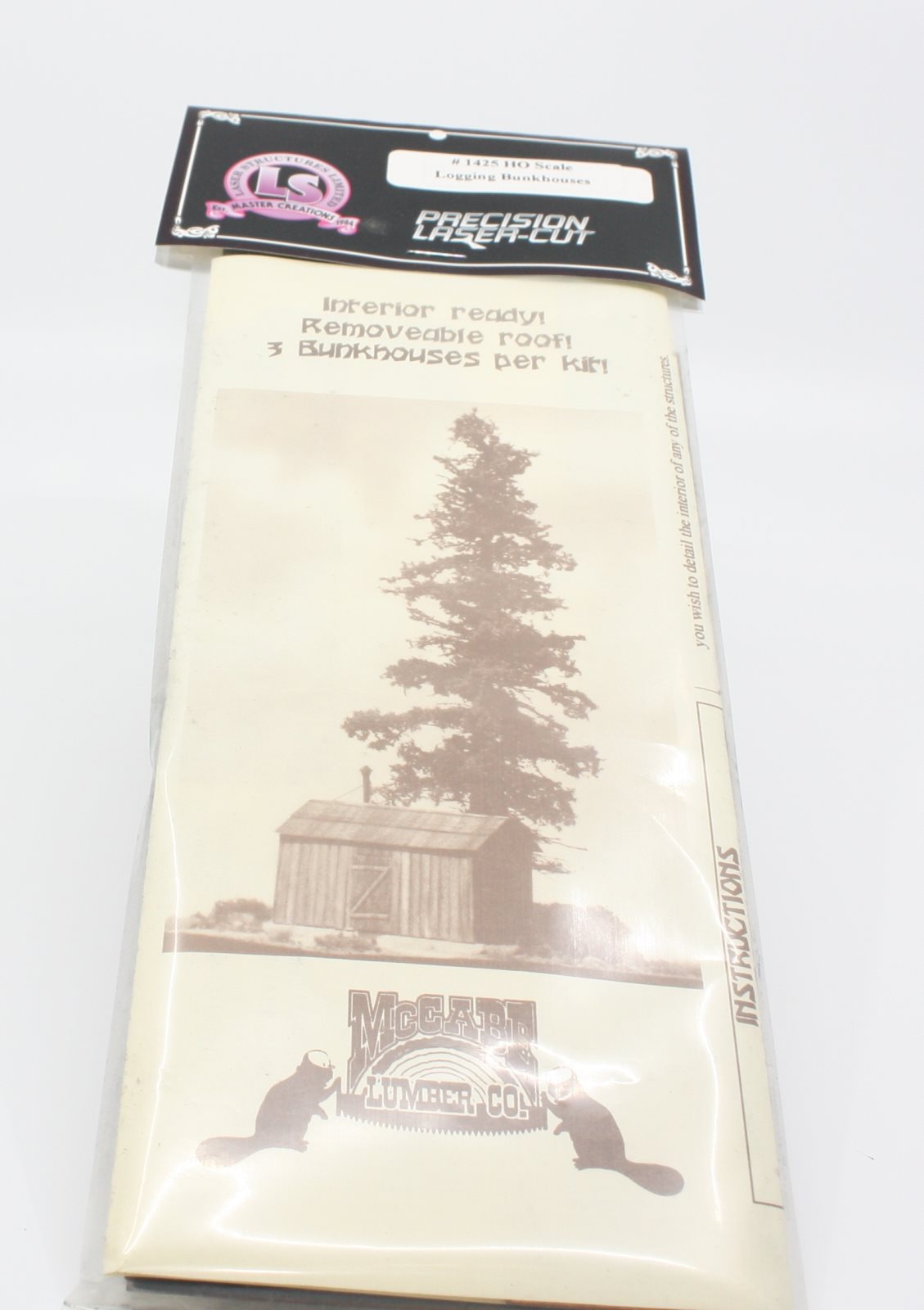 Master Creations 14025 HO Logging Bunkhouses Kit
