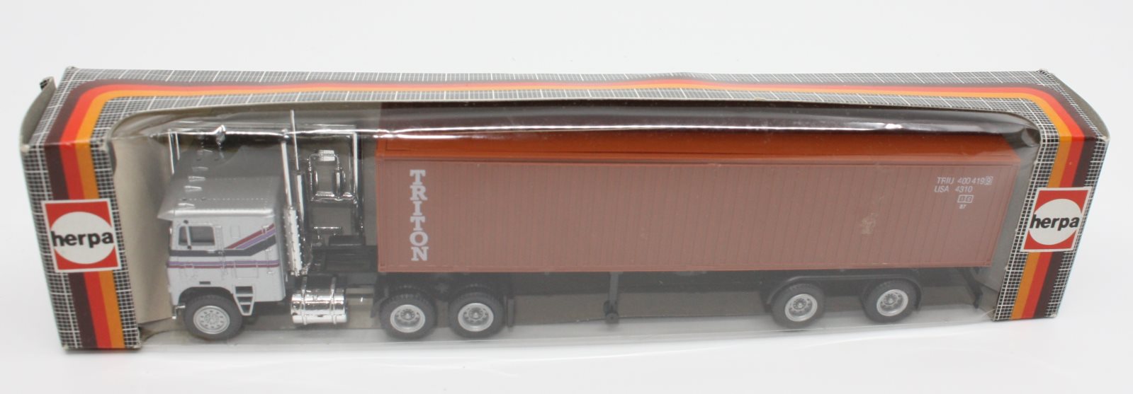 Herpa 854223 HO Triton Freightliner Tractor Truck with Container