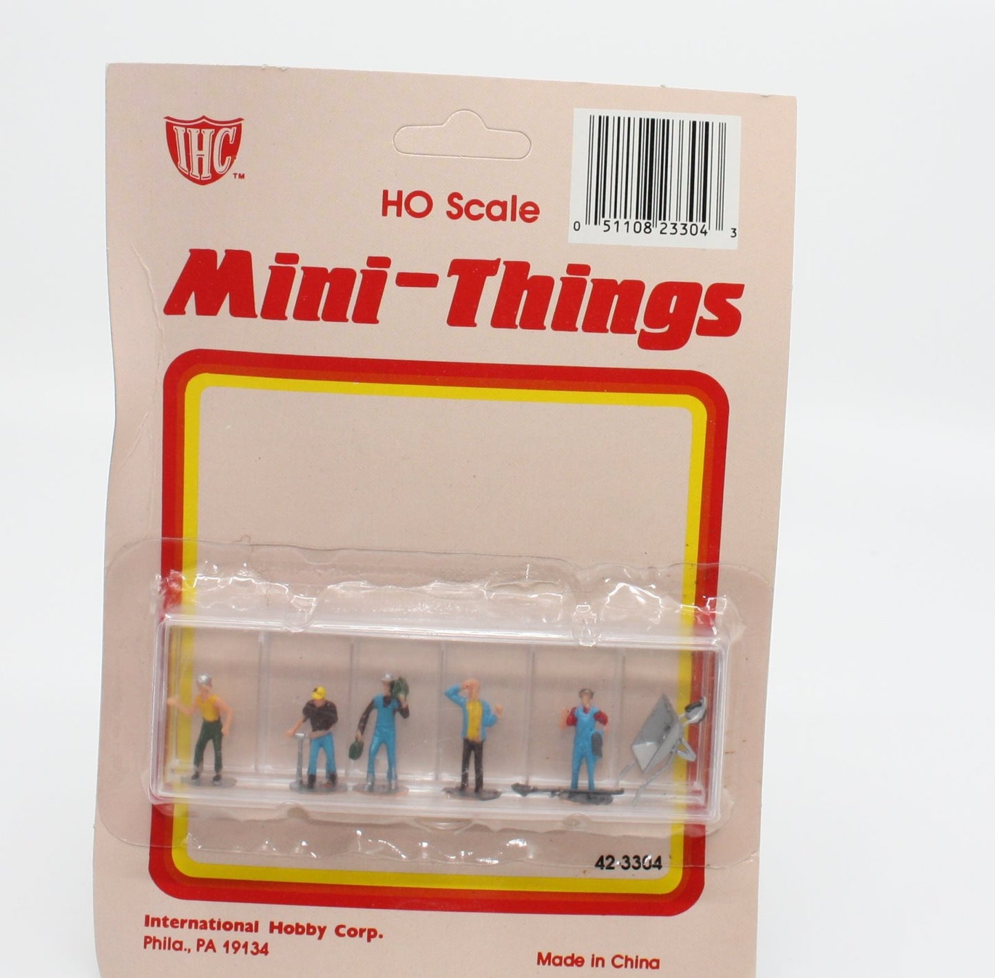IHC 42-3304 HO Construction Worker Figures