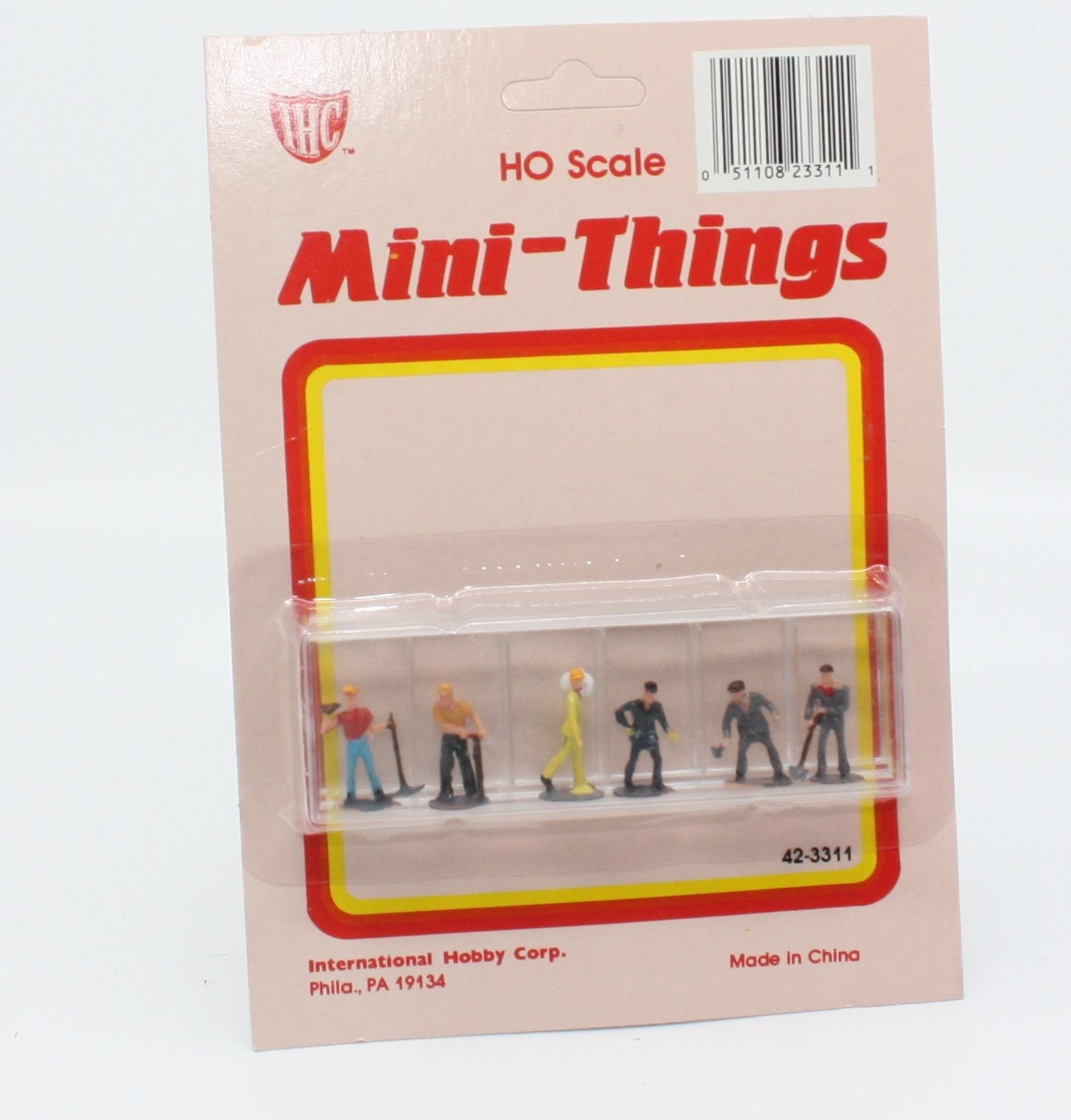 IHC 42-3311 HO Mini Things Road Workers Figures
