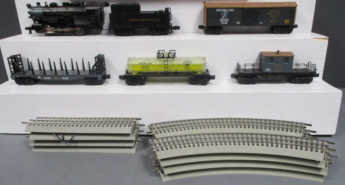 Lionel 6-30087 O Gauge Area 51 Alien Spaceship Recovery Steam Train Set