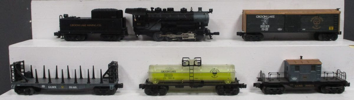 Lionel 6-30087 O Gauge Area 51 Alien Spaceship Recovery Steam Train Set