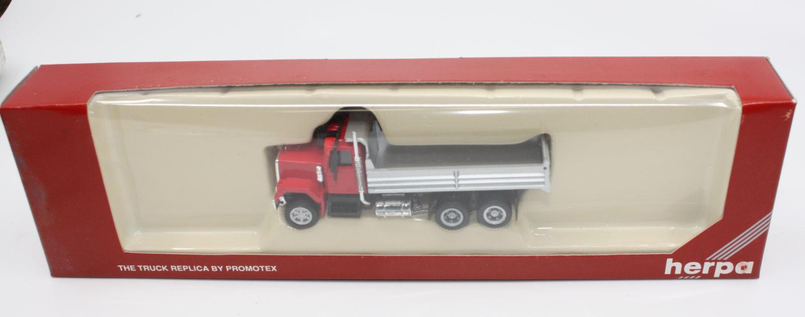 Herpa 6166 HO Red & Silver GMC Dump Truck