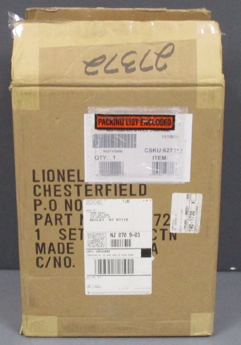Lionel 6-27372 O Pacific Fruit Express Steel-Sided Refrigerator Car (Pack of 3)