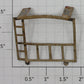 American Flyer AFO-484-10 S Scale Cupola Caboose White End Rail with Tabs