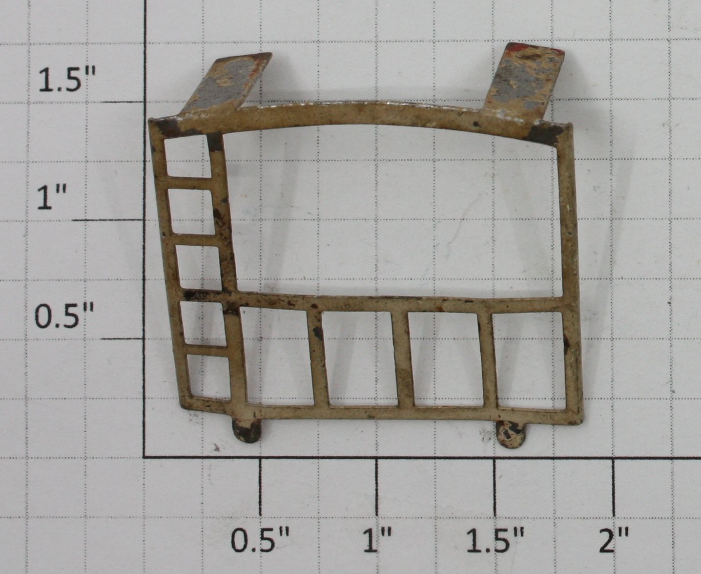 American Flyer AFO-484-10 S Scale Cupola Caboose White End Rail with Tabs
