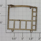 American Flyer AFO-484-10 S Scale Cupola Caboose White End Rail with Tabs