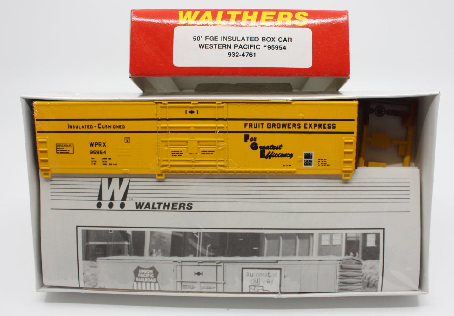 Walthers 932-4761 HO 50' FGE Insulated Box Car Western Pacific