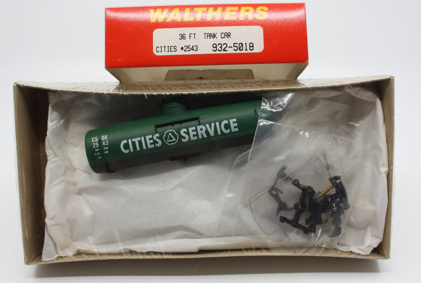 Walthers 932-5018 HO 36 Foot Tank Car Cities #2543