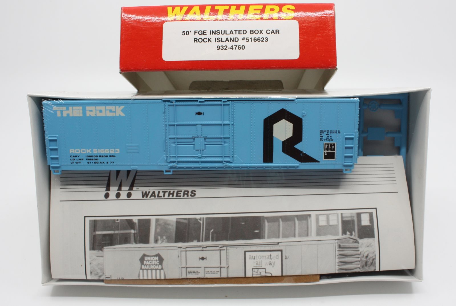 Walthers 932-4760 HO 50' FGE Insulated Box Car Rock Island
