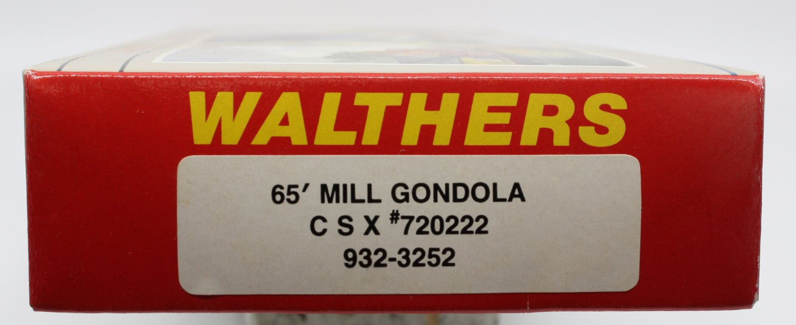 Walthers 932-3252 HO CSX 65' Mill Gondola #720222