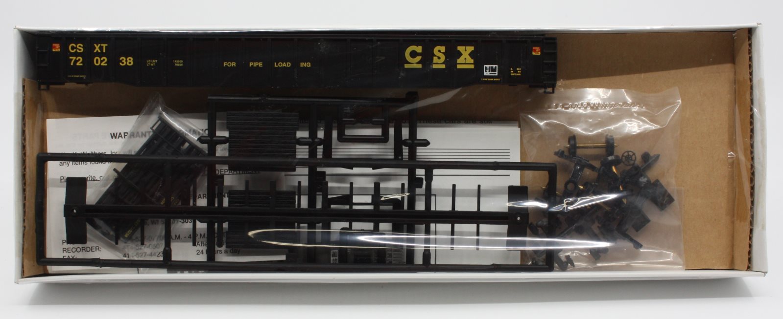 Walthers 932-3252 HO CSX 65' Mill Gondola #720238