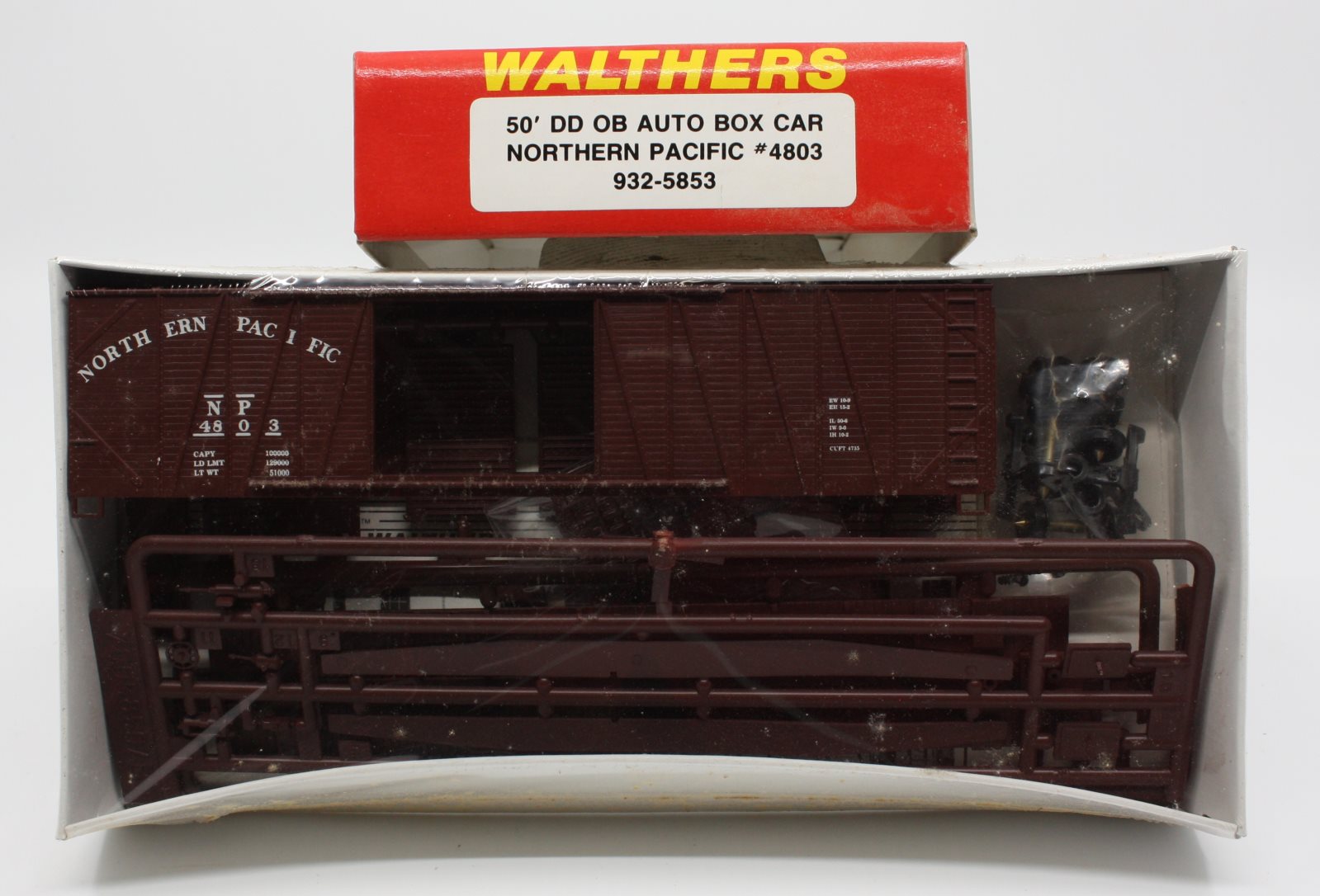 Walthers 932-5853 HO Northern Pacific 50' DD OB Auto Boxcar Kit #4803