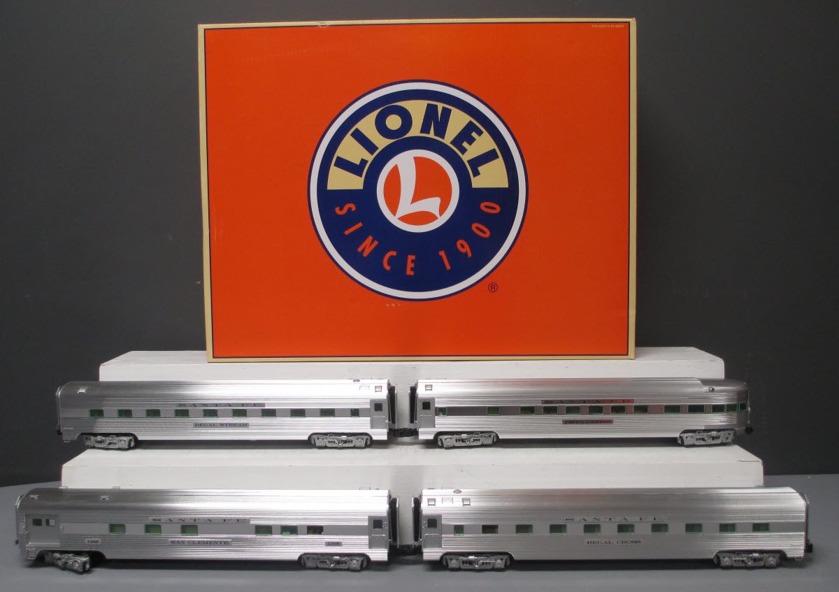 Lionel 6-25608 Santa Fe 18" Super Chief Passenger Cars (Pack of 4)
