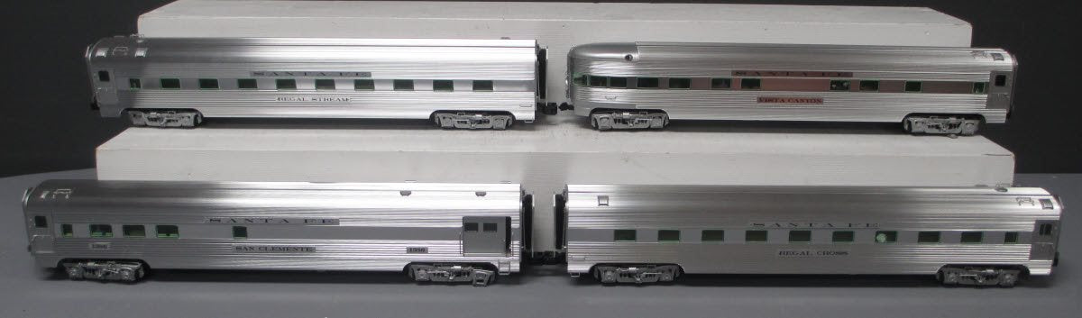 Lionel 6-25608 Santa Fe 18" Super Chief Passenger Cars (Pack of 4)