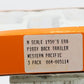 Con-Cor 004-005114 N 1950's Era Western Pacific Piggy Back Trailer (Pack of 3)