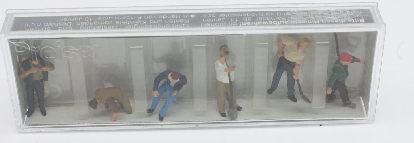 Preiser 1010156 HO Fuel Company Workers Figures (Set of 6)