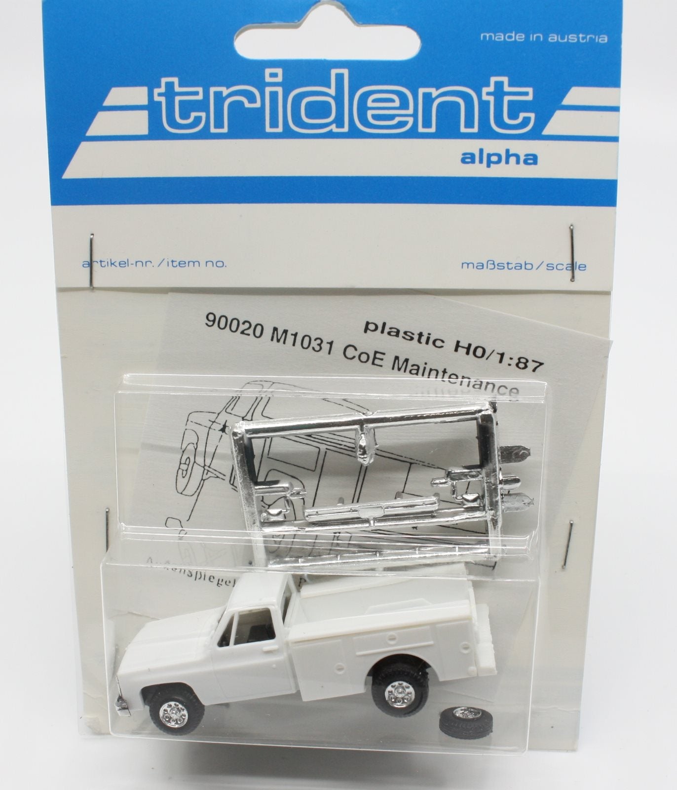Trident Miniatures 90020 HO M1031 CoE Maintenance Plastic Kit