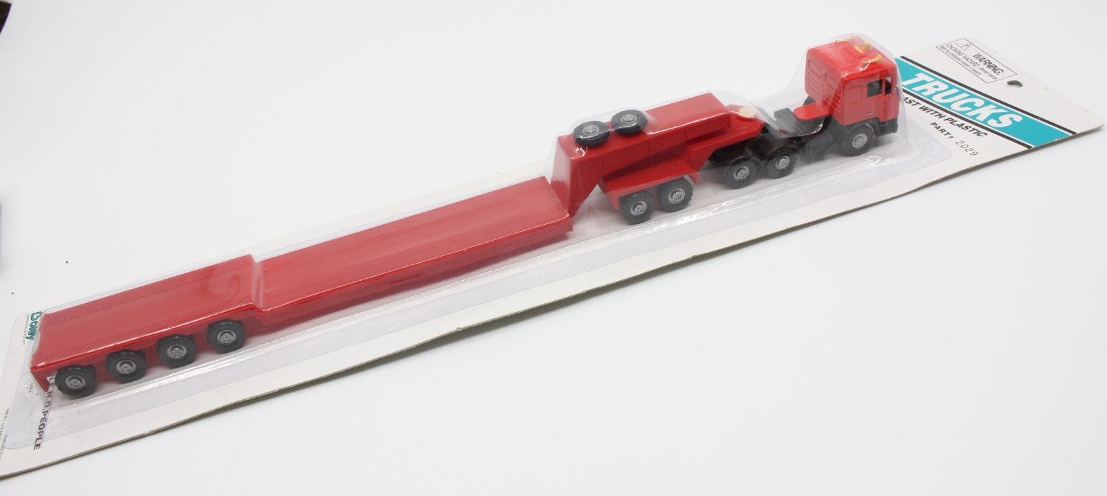 Boley 2029 HO Red Tractor Trailer Cabover Multi-Axle Gooseneck Lowboy Flatbed