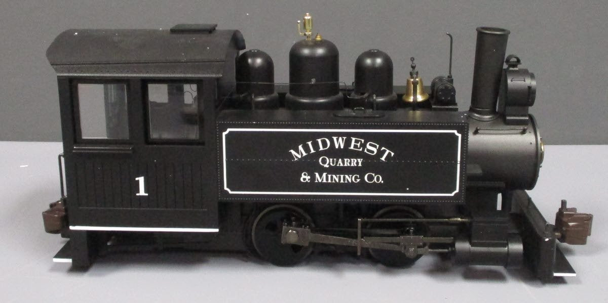 Bachmann 82597 G Midwest Quarry & Mining Co. 0-4-0 Steam Locomotive