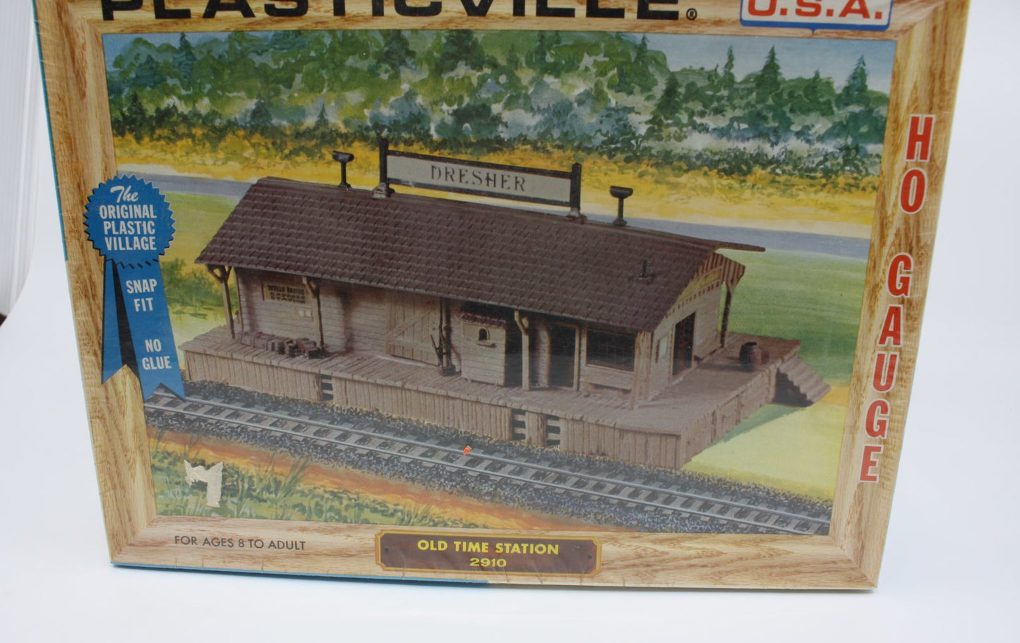 Bachmann 2910 HO Plasticville USA Old Time Station Building Kit
