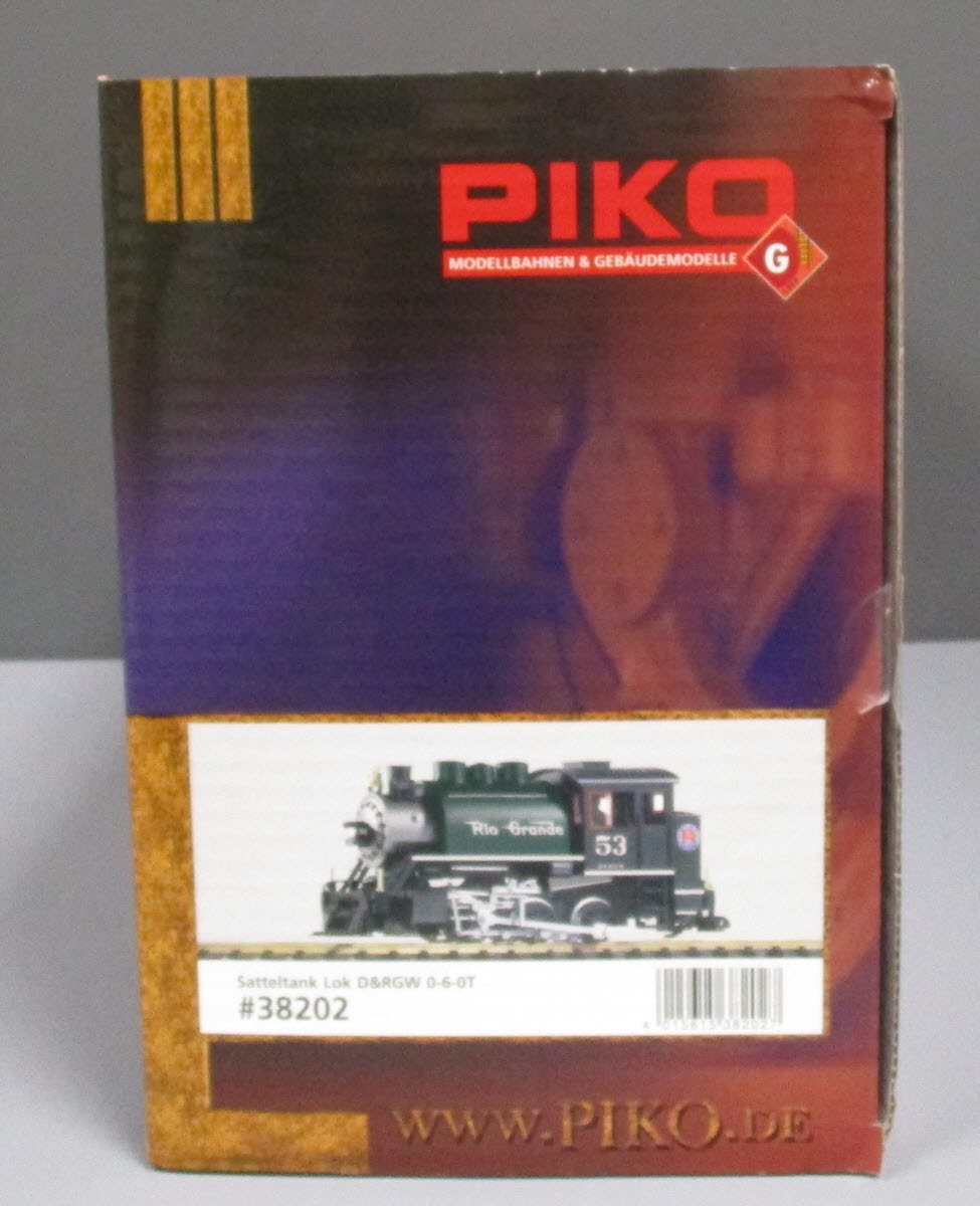 Piko 38202 G Denver & Rio Grande western 0-6-0T Saddle Locomotive #40