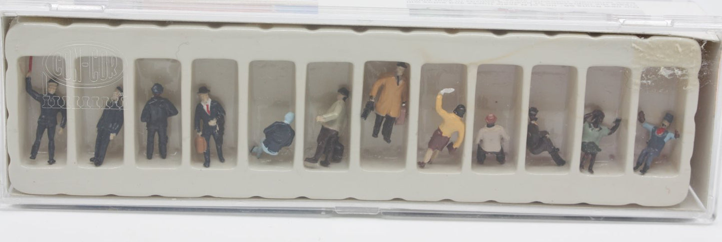 Con-Cor 0002-009952 HO Railroad People Figures #1 (Set of 12)