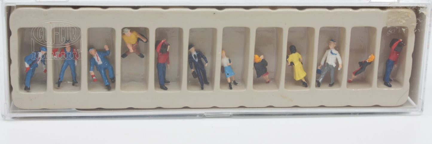 Con-Cor 0002-009954 HO Railroad People Figures #3 (Set of 12)