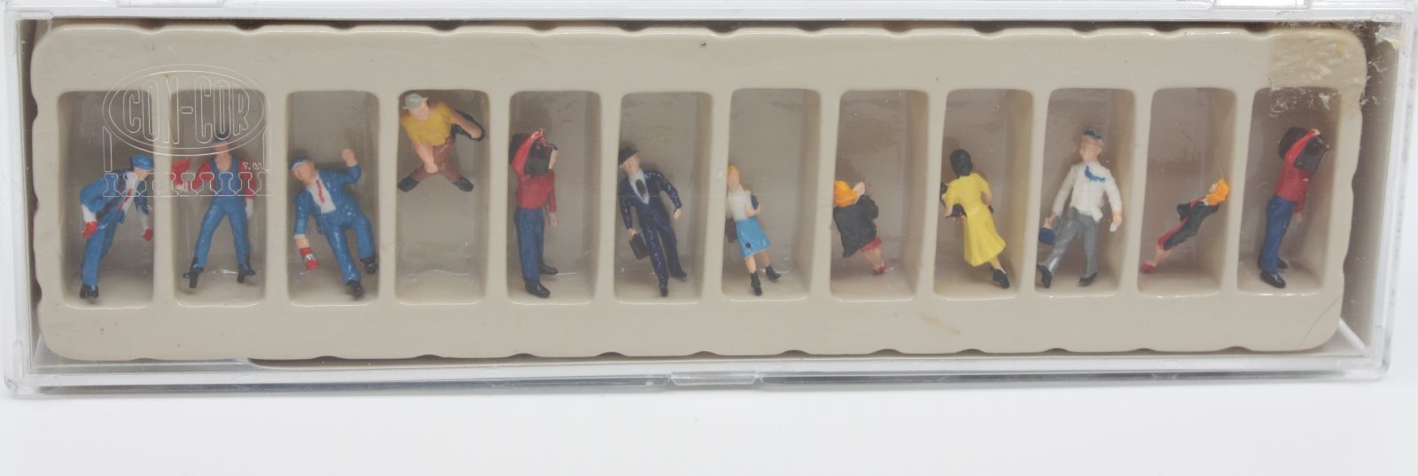 Con-Cor 0002-009954 HO Railroad People Figures #3 (Set of 12)