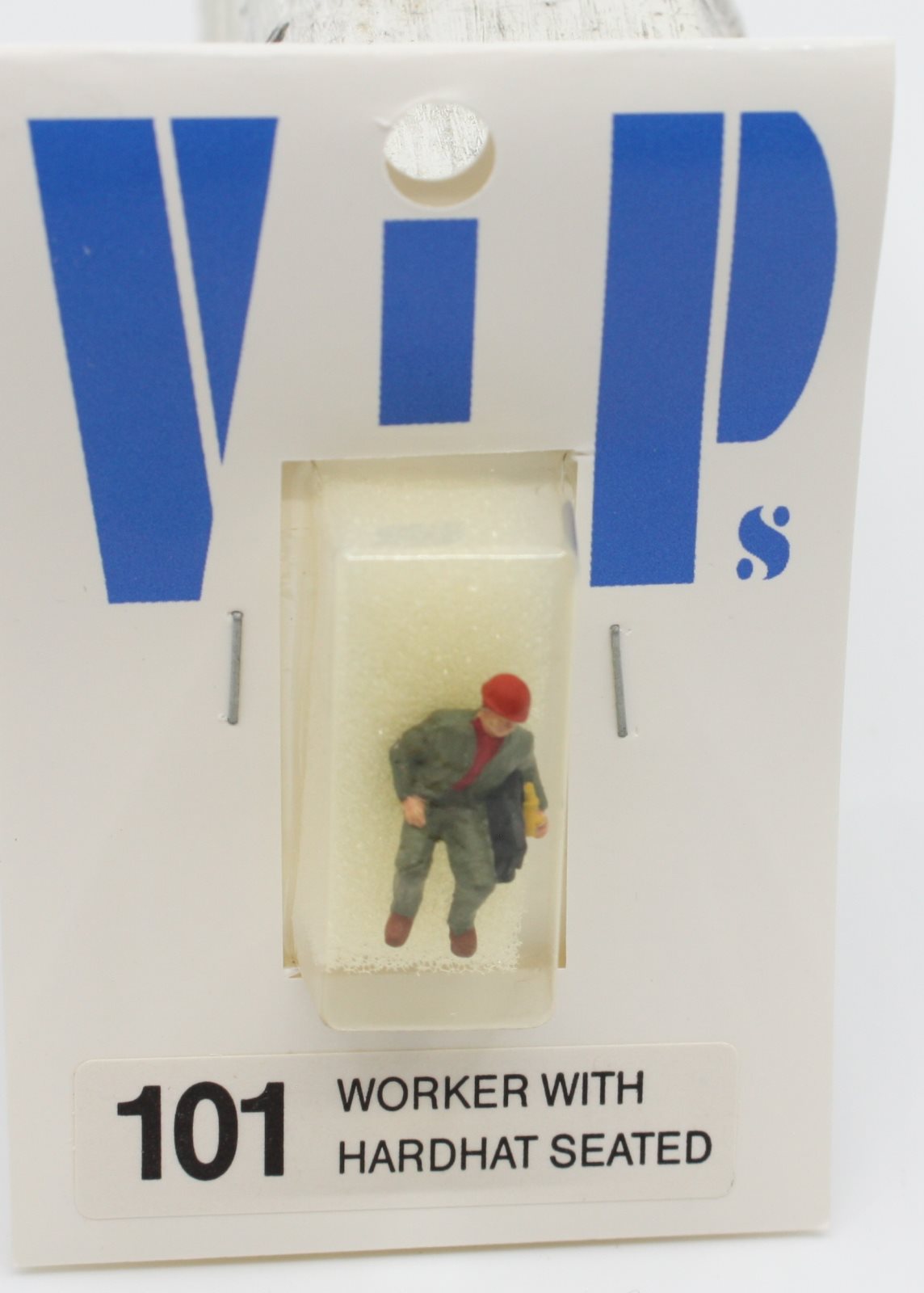Preiser 101 HO Worker With Hard Hat Figure