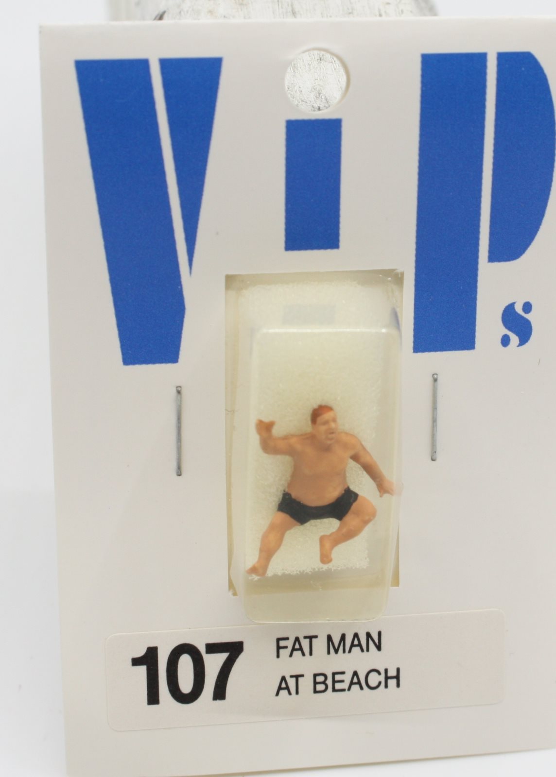 Preiser 107 HO Fat Man at The Beach Figure