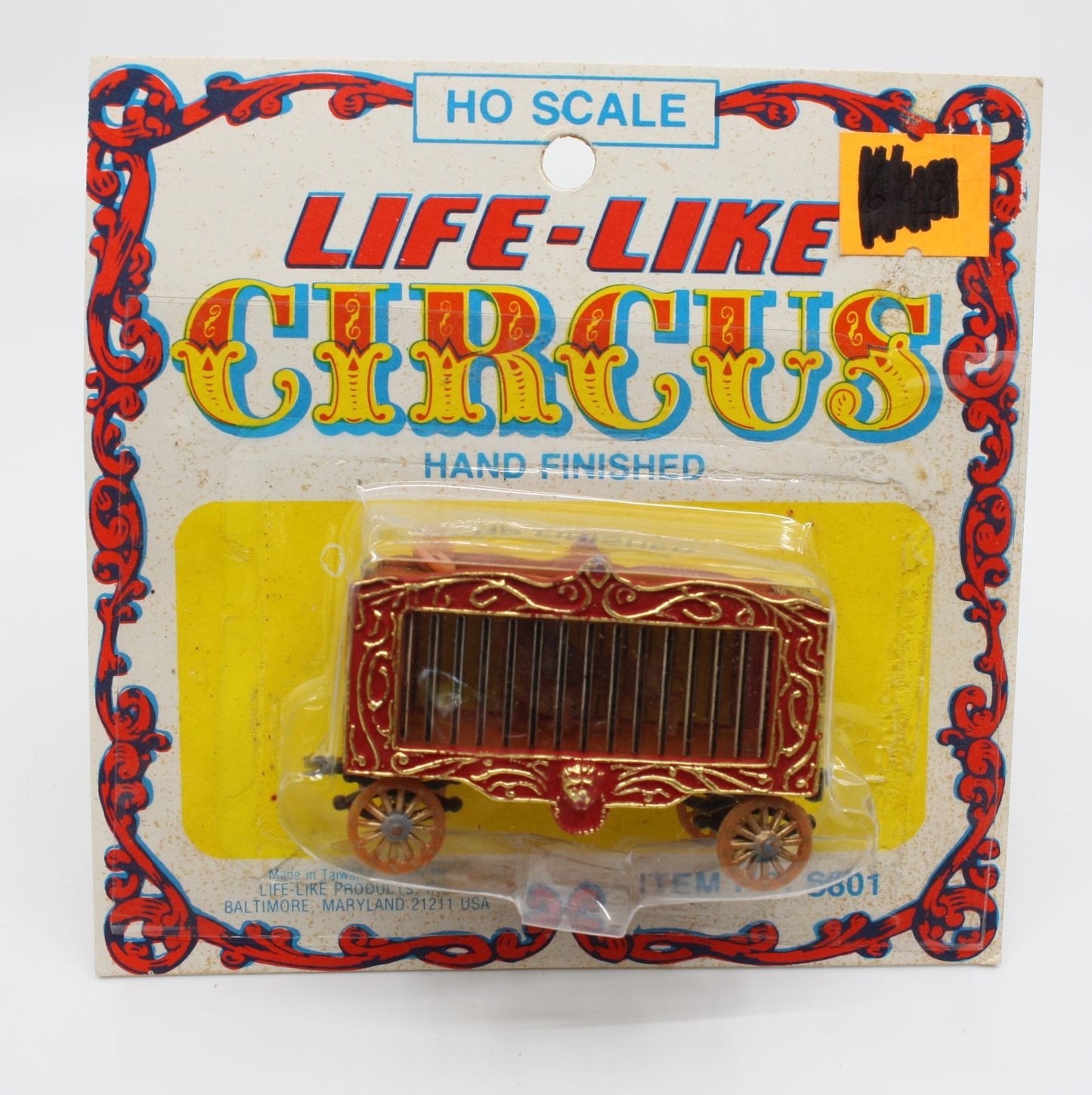 Life Like s801 Ho Red Circus Car
