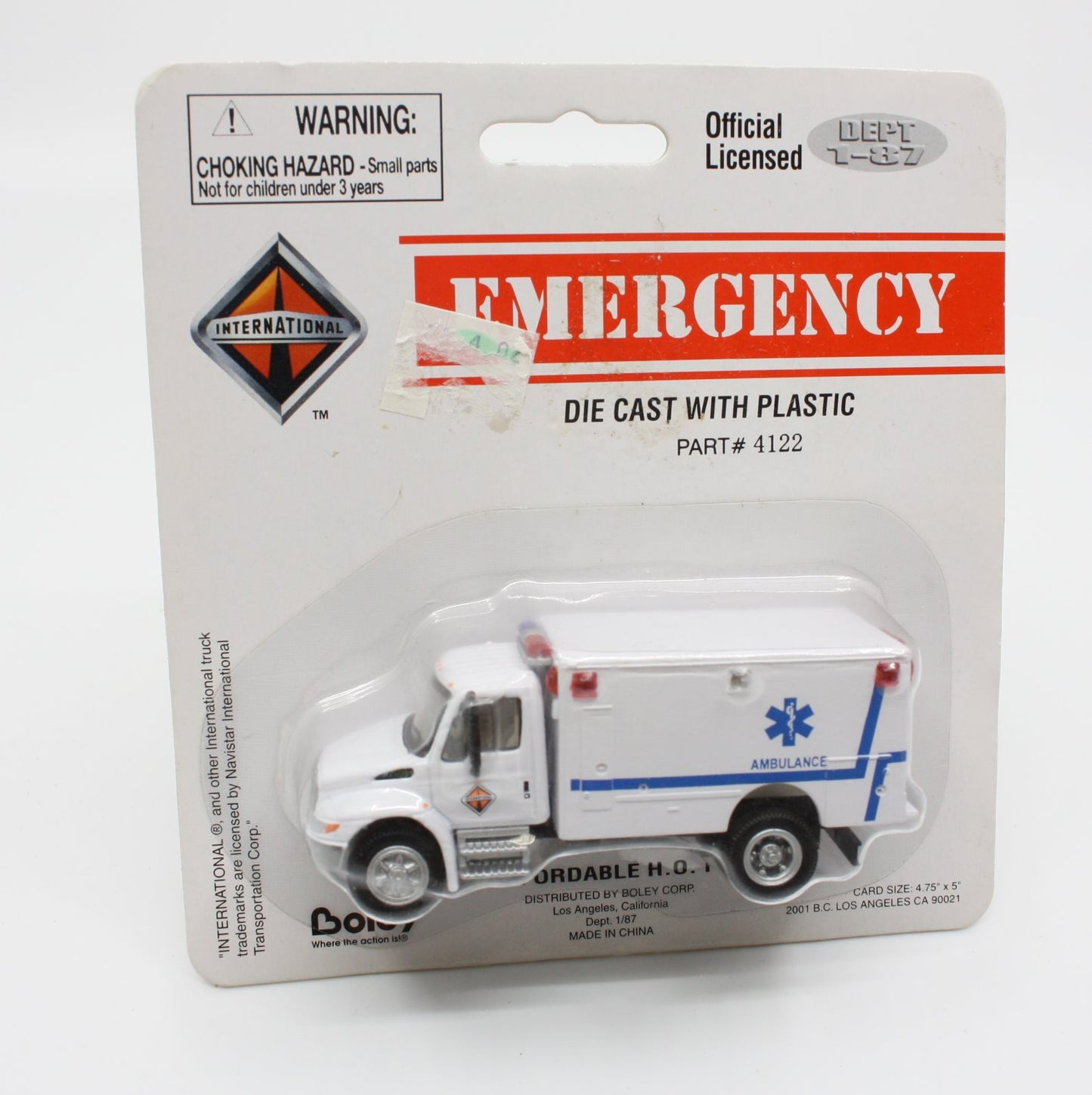 Boley 4122-77 HO EMS Ambulance Emergency Vehicle