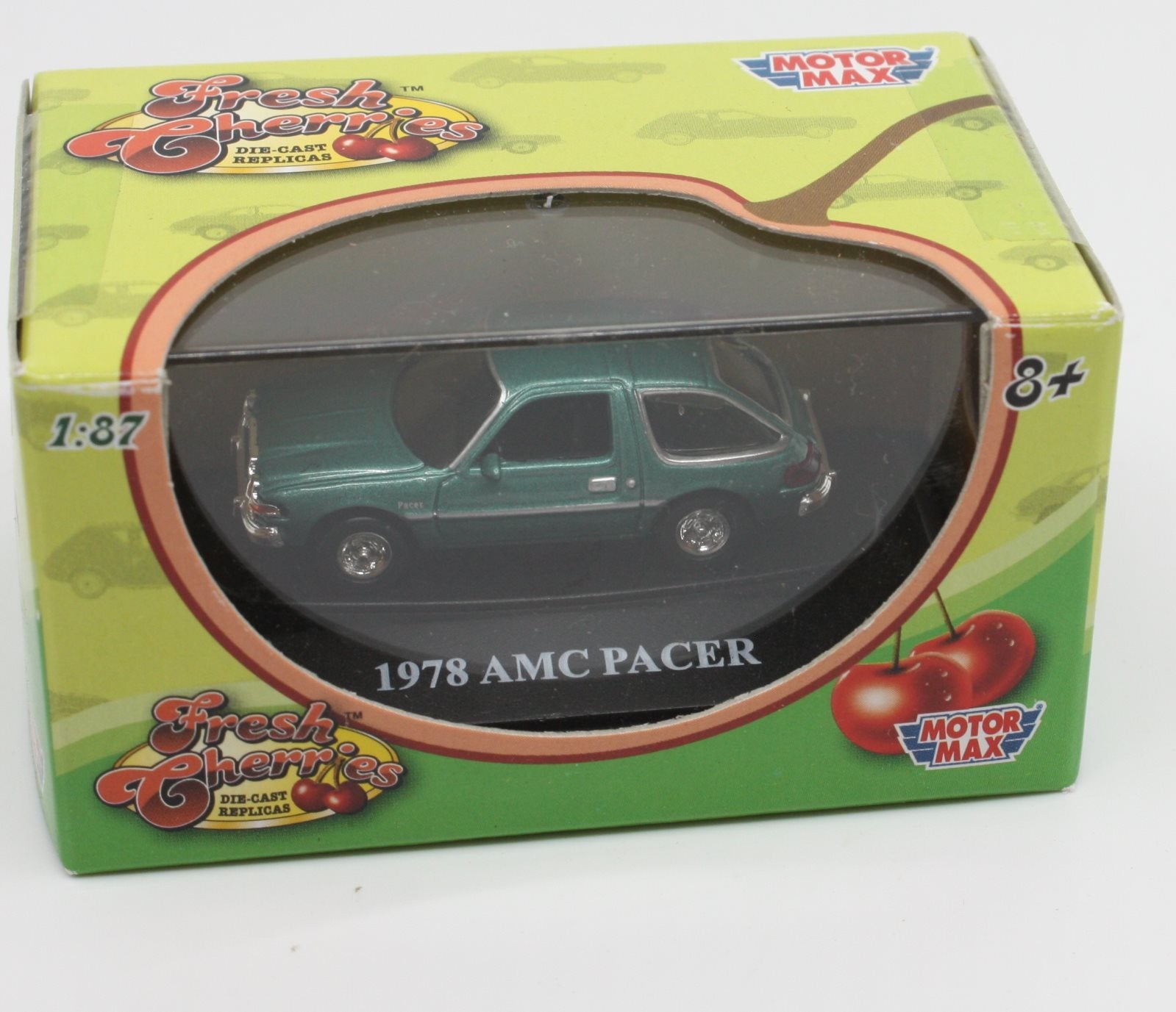 Motor Max HO Greenblue Fresh Cherries 1978 AMC Pacer
