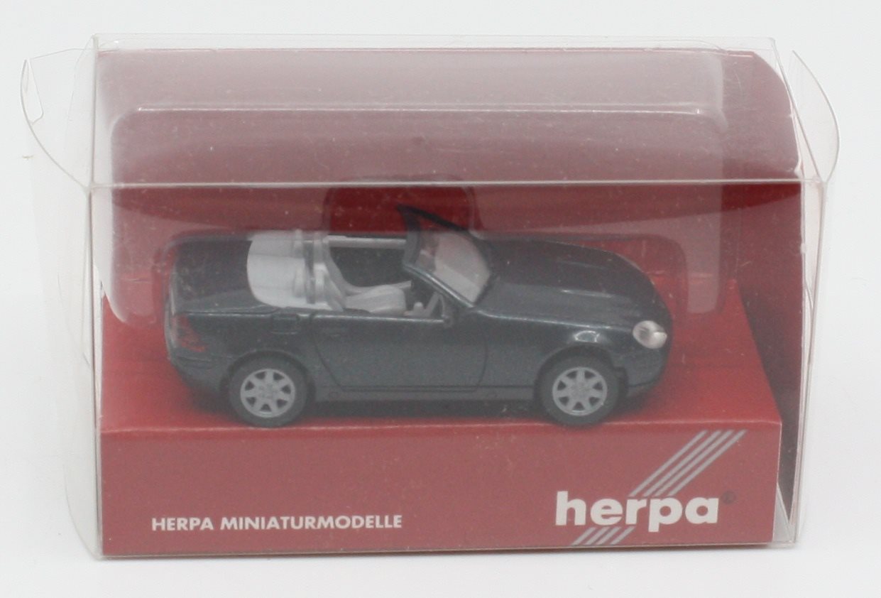 Herpa 032148 HO Mercedes SLK Roadster in Metallic Green