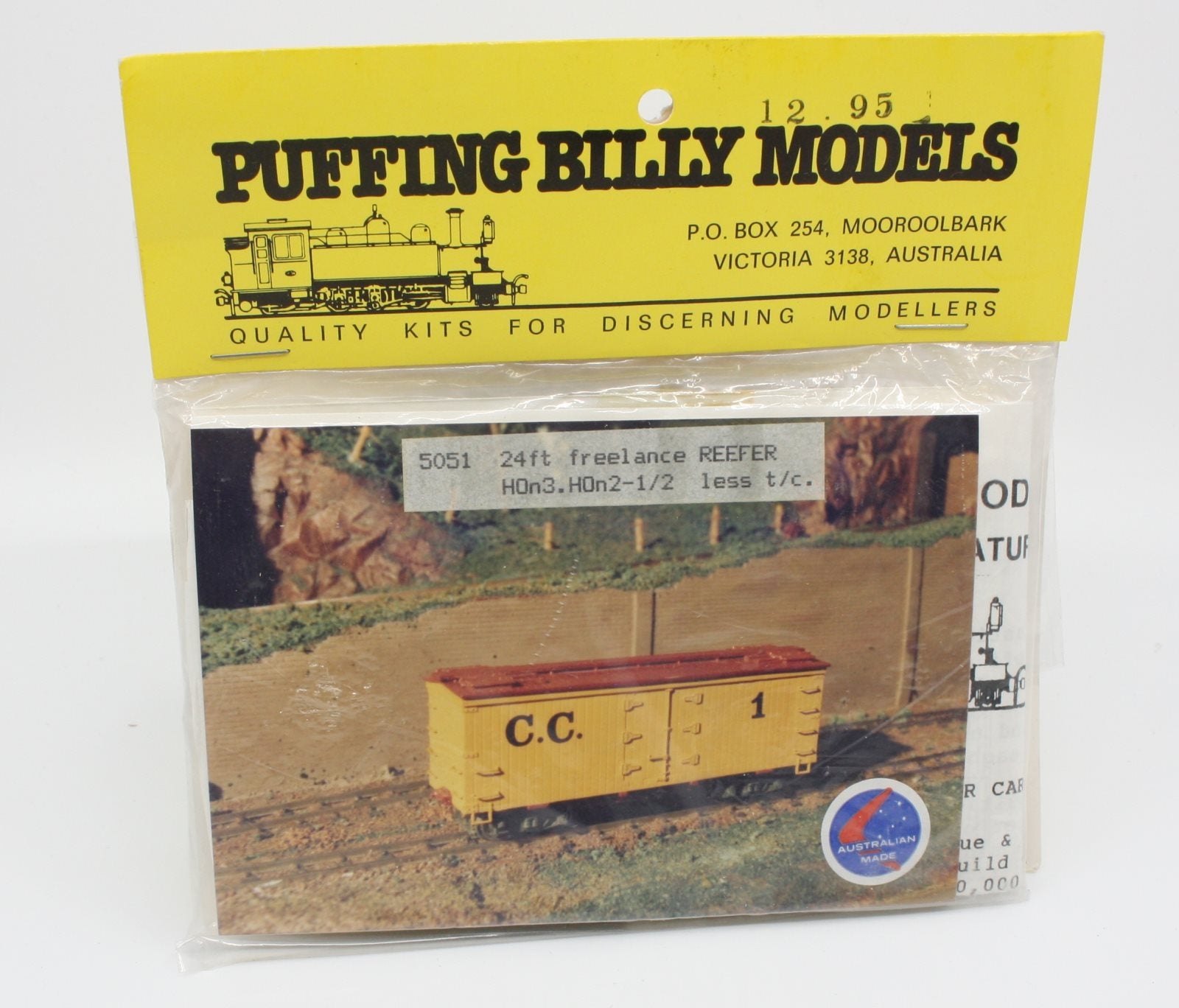 Puffing Billy Models 5051 25ft Freelance REEFEr n3 n2-1/2