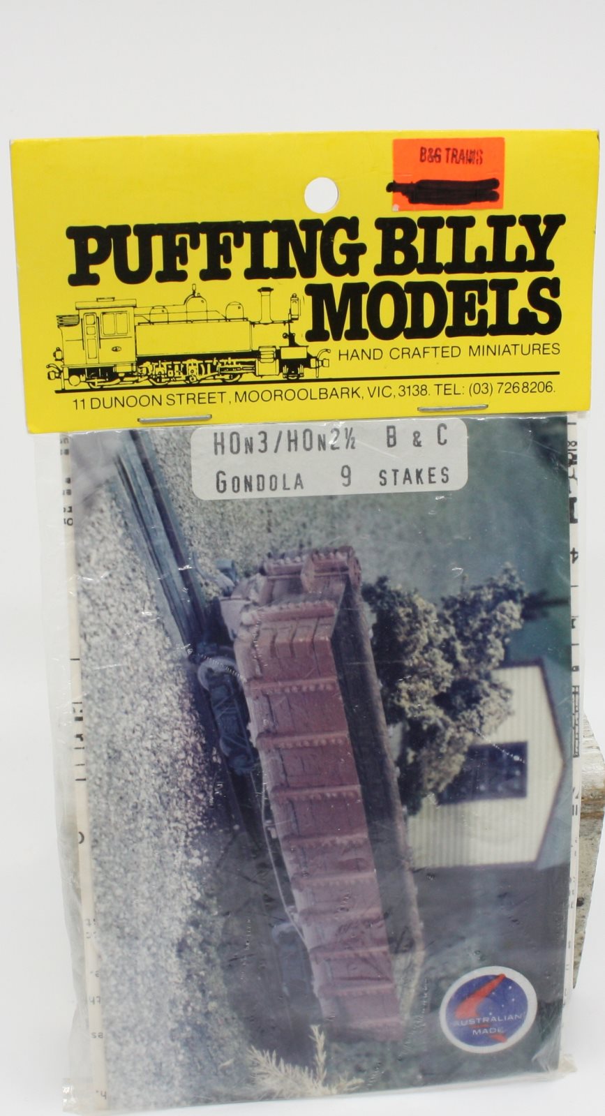 Puffing Billy Models Ho Gondola 9 Steaks n3 n2-1/2