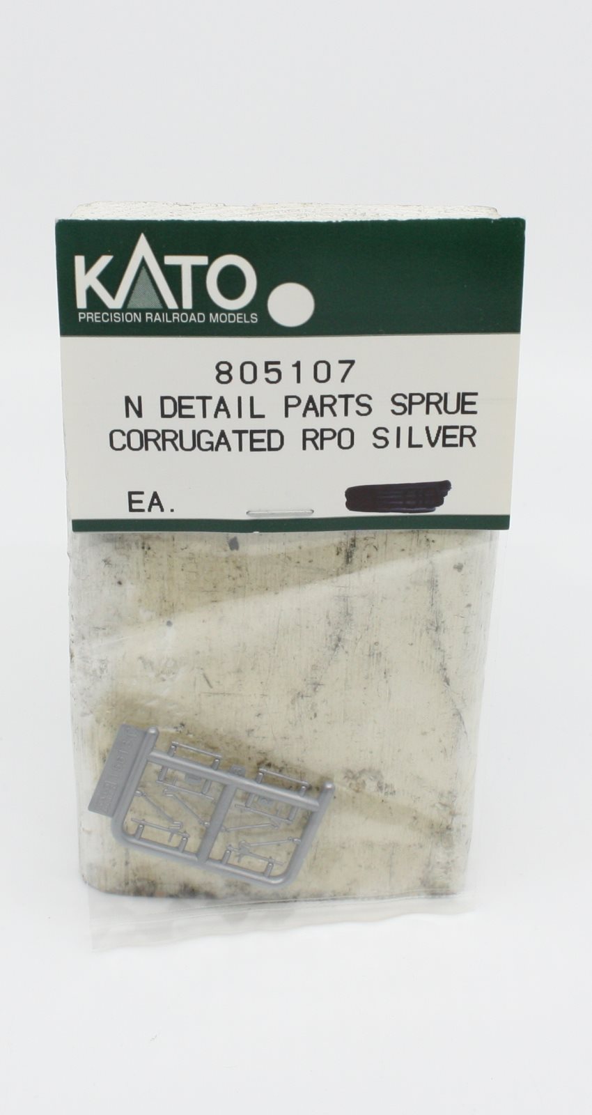 Kato 805107 N Detail Parts Spure Corrugated Rpo Silver