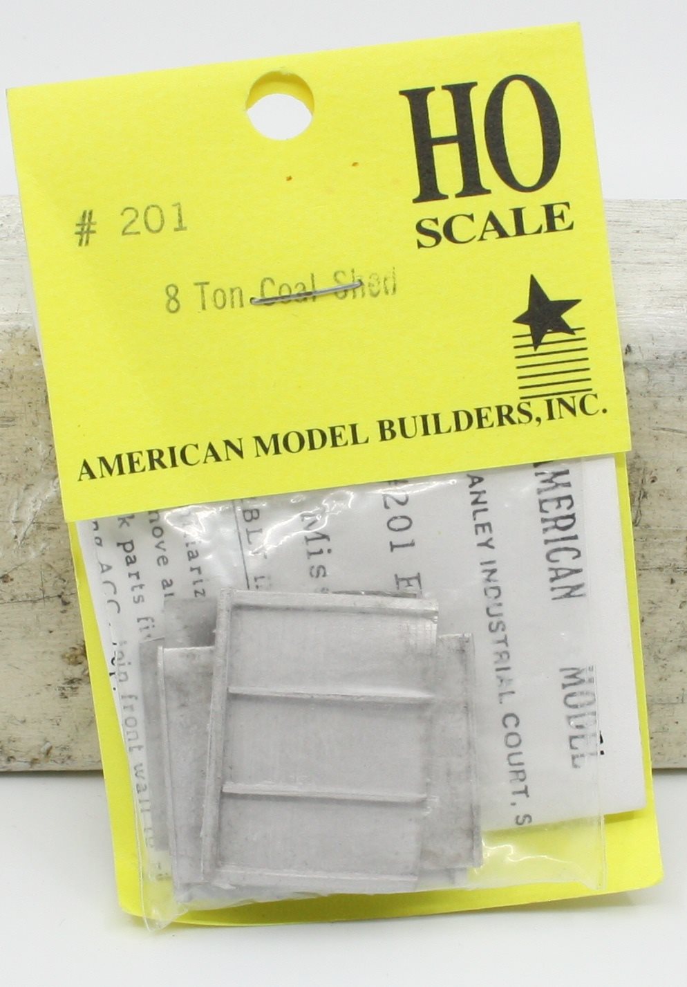 American Model Builders 201 HO 8-Ton Coal Shed Kit
