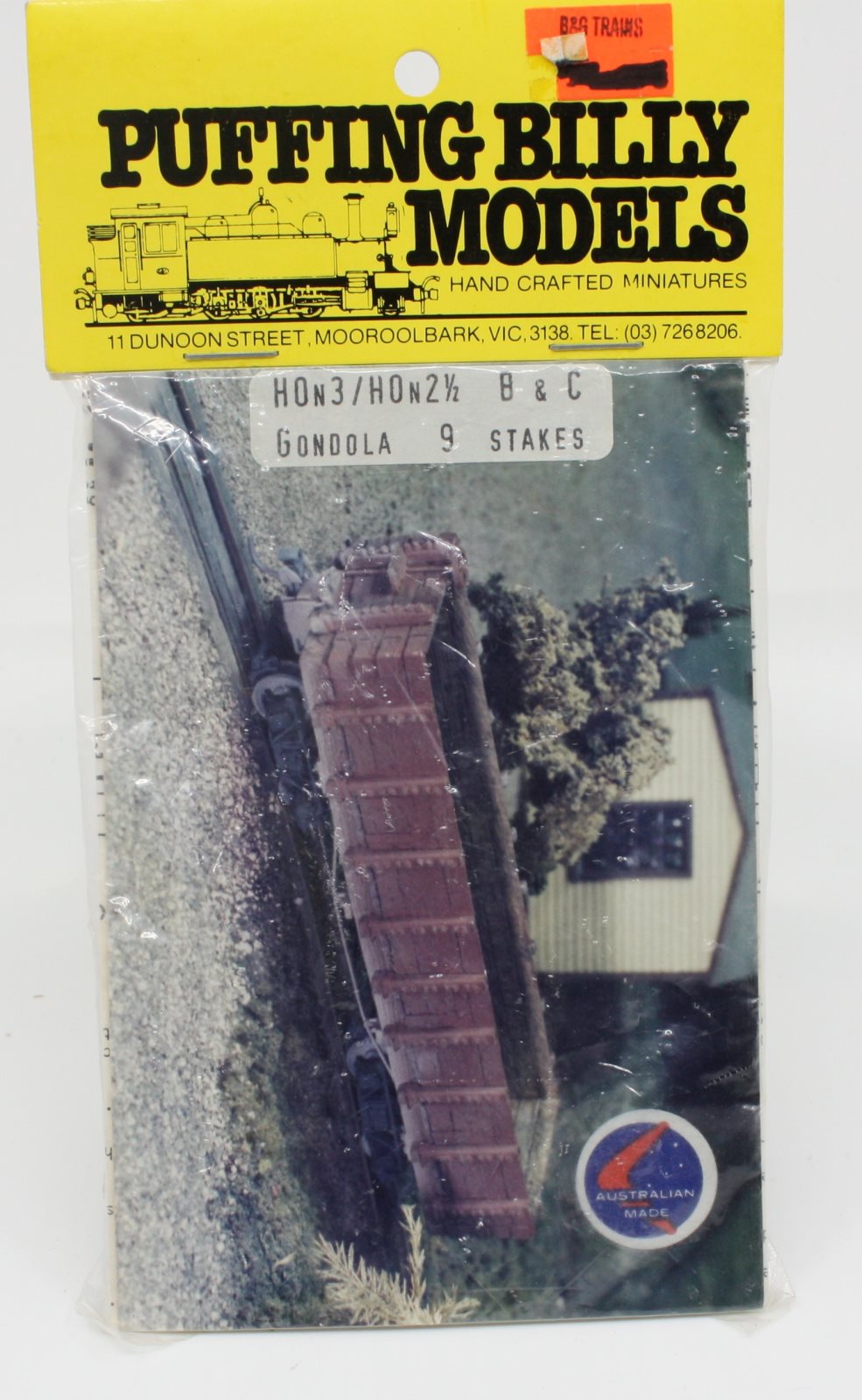 Puffing Billy Models HOn3/HOn2(1/2) B&C Gondola 9 Stakes